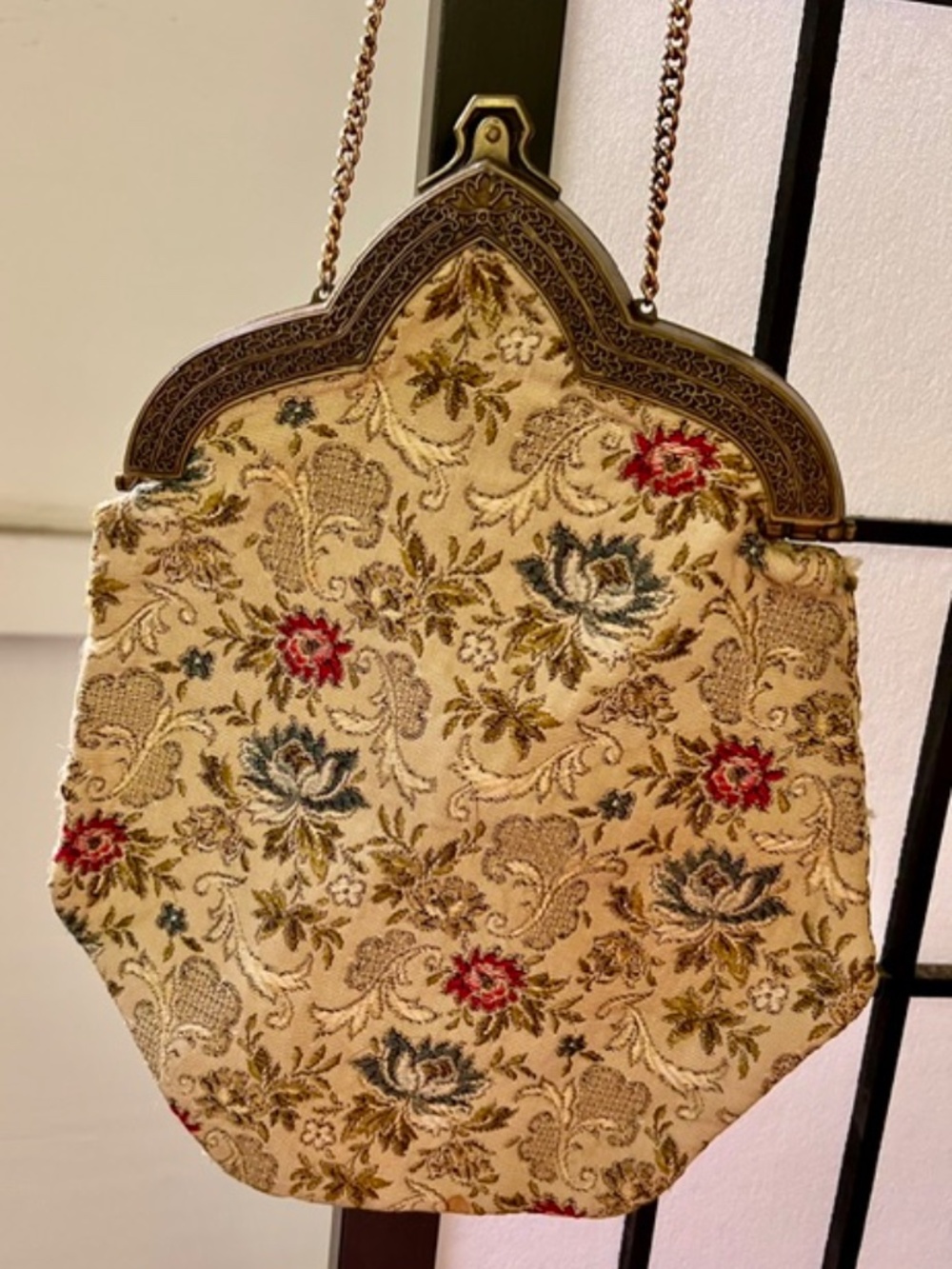 VINTAGE Petit Point Tapestry Shoulder Bag - Picture 3 of 6